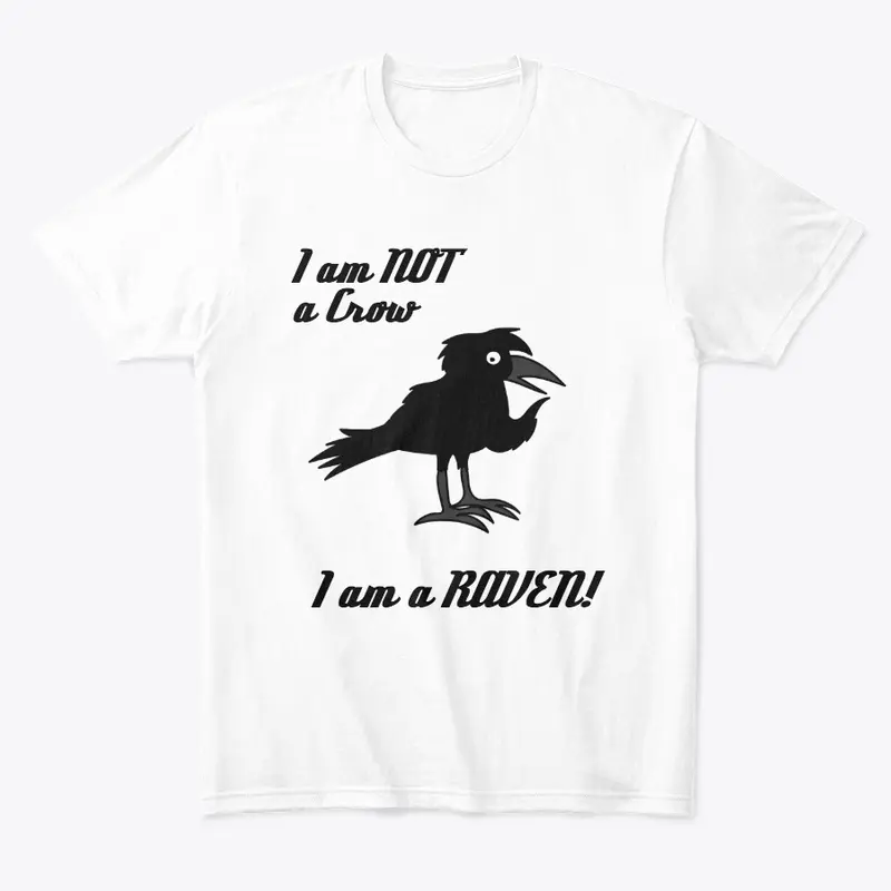 Mike the Raven "I am NOT a crow"