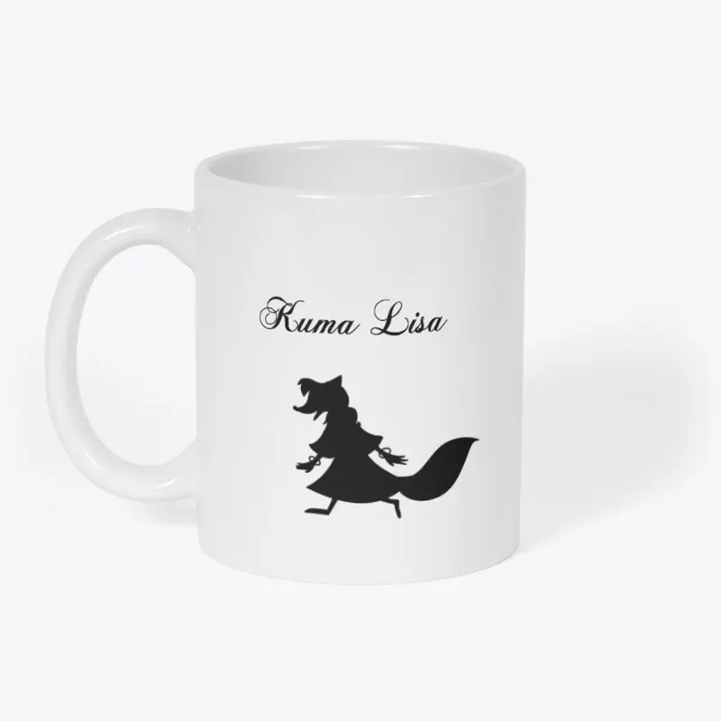 Kuma Lisa silhouette mug