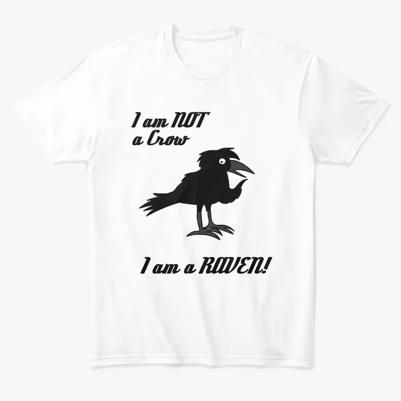 Mike the Raven "I am NOT a crow"